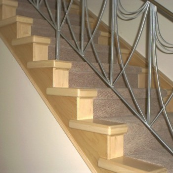Solid Natural Maple Stair Capping